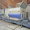 Single-shaft shredder Lindner, type Micromat 2000, yoc 2012, operating hours 5,842 hours, drive power 160 kW, 104 cutting crones 43 x 43 mm